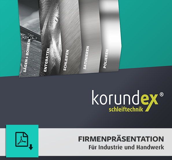 korundex Firmenbroschüre für Industrie und Handwerk